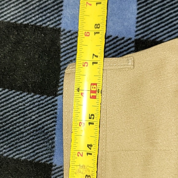 DEADSTOCK. Vintage. USA Fabric. Rustler. Double Pleat Khakis. Men's w34 l32 - Picture 7 of 14
